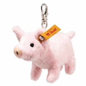 Steiff 112652 Sleutelhanger lucky charm varken / Pendant Lucky Charm Pig / Anhänger Glücksschweinchen, 9cm.
