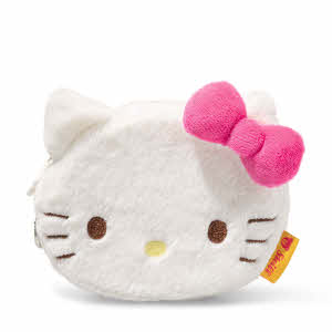 Steiff 024801 Hello Kitty portemonnee/ purse / Geldbeutel, 10cm.